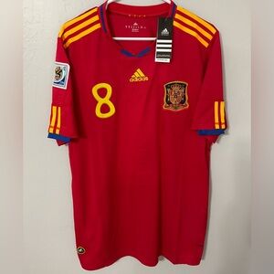 Spain Xavi 2010  Fifa World Cup Jersey Size XL